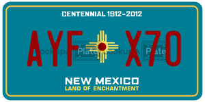 AYFX70  license plate in NM