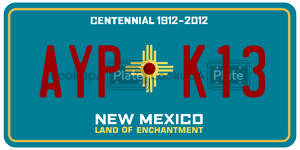 AYPK13  license plate in NM