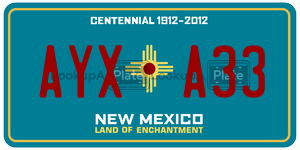 AYXA33  license plate in NM
