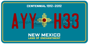 AYYH33  license plate in NM