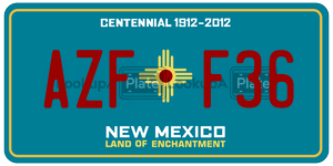 AZFF36  license plate in NM