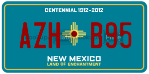 AZHB95  license plate in NM