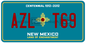 AZLT69  license plate in NM
