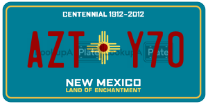 AZTY70  license plate in NM