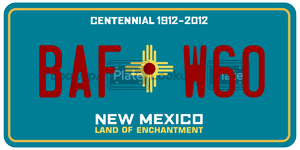 BAFW60  license plate in NM