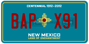 BAPX91  license plate in NM