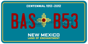 BASB53  license plate in NM