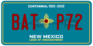 BATP72  license plate in NM
