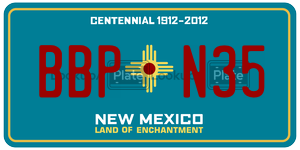 BBPN35  license plate in NM
