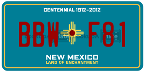 BBWF81  license plate in NM