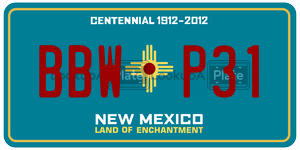 BBWP31  license plate in NM