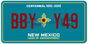 BBYY49  license plate in NM