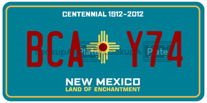 BCAY74  license plate in NM
