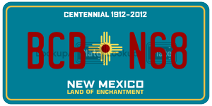BCBN68  license plate in NM