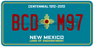 BCDM97 license plate in New Mexico