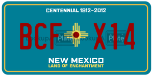 BCFX14  license plate in NM