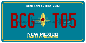 BCGT05  license plate in NM