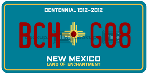 BCHG08  license plate in NM