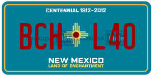 BCHL40  license plate in NM