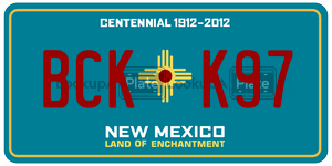 BCKK97  license plate in NM