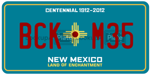 BCKM35  license plate in NM