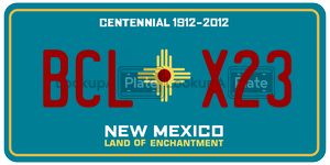 BCLX23  license plate in NM