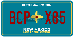 BCPX85  license plate in NM