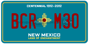 BCRM30  license plate in NM