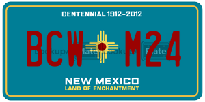 BCWM24  license plate in NM