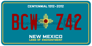 BCWZ42  license plate in NM