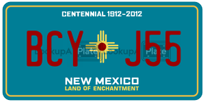 BCYJ55  license plate in NM