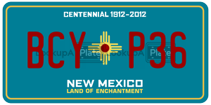 BCYP36  license plate in NM