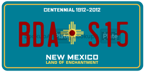 BDAS15  license plate in NM