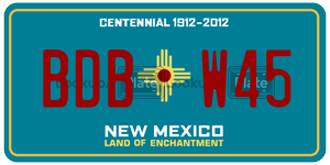 BDBW45  license plate in NM