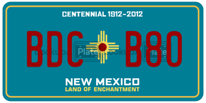 BDCB80  license plate in NM