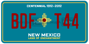 BDFT44  license plate in NM