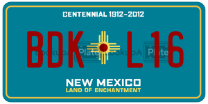 BDKL16  license plate in NM