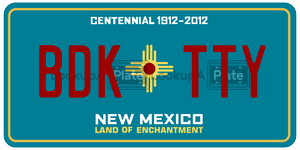 BDKTTY  license plate in NM