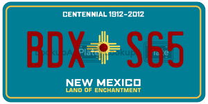 BDXS65  license plate in NM