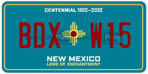 BDXW15  license plate in NM