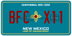 BFCX11  license plate in NM