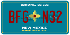 BFGN32  license plate in NM