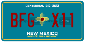 BFGX11  license plate in NM