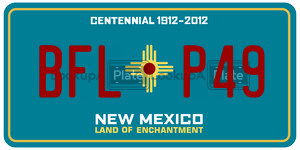 BFLP49  license plate in NM