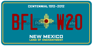 BFLW20  license plate in NM