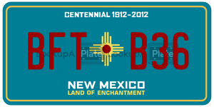 BFTB36  license plate in NM