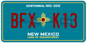 BFXK13  license plate in NM