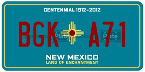 BGKA71  license plate in NM