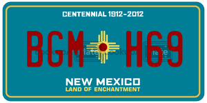 BGMH69  license plate in NM