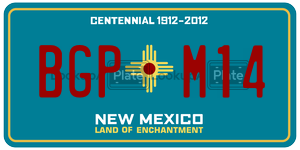 BGPM14  license plate in NM